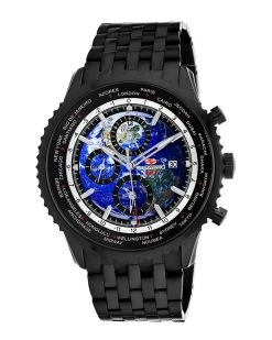 Seapro Men's Meridian World Timer GMT Watch Watches